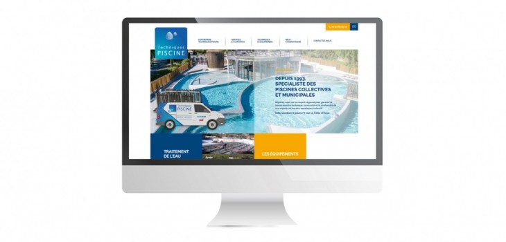 nouveau site web de Techniques Piscine