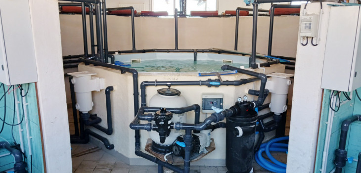 Atelier de formation Piscine &agrave; l'AFPA B&eacute;ziers