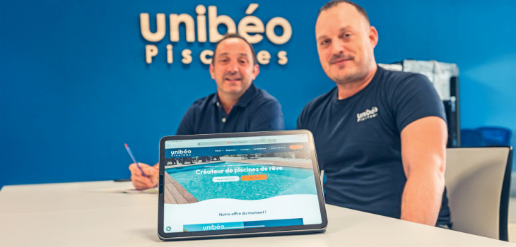 Nouveau site web d'UNIBEO Piscines