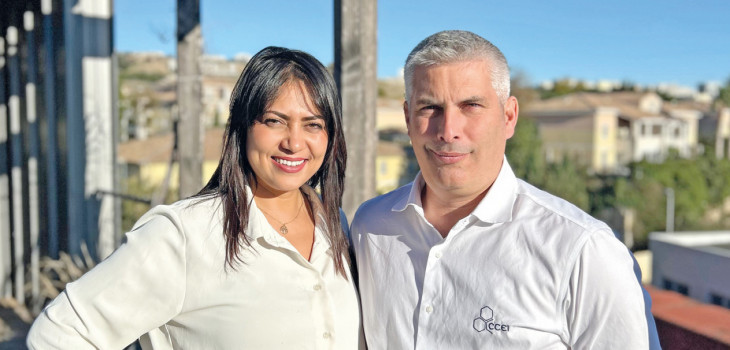 Amel Barkaoui et S&eacute;bastien Bigar&eacute; CCEI