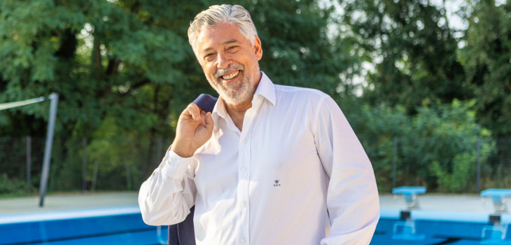 Thierry D'AUZERS, Pr&eacute;sident d'Everblue Piscines