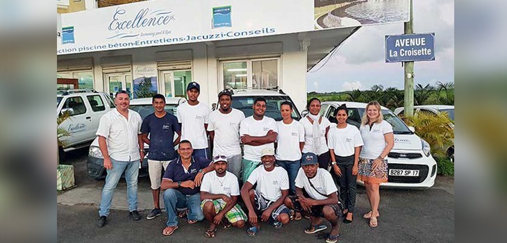 L'&eacute;quipe Marinal de l'&icirc;le Maurice