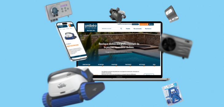 Site pro e-commerce Unib&eacute;o Piscines