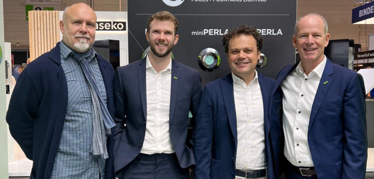 Paolo Broglia, Timon Rogg, Devis Cason et Dietmar Rogg