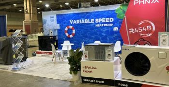 PHNIX's latest pool heat pumps unveiled at the Pool&Spa Show 2024