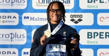 Analia Pigr&eacute;e, sponsor Fluidra France, si consacra vincitrice ai Campionati europei di nuoto di Roma