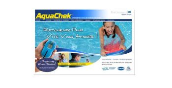 AquaChek r&eacute;nove son site Web