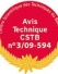Avis CSTB reconduit pour 7 ans pour le proc&eacute;d&eacute; de construction Mondial Piscine