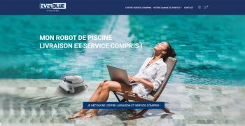 De nouveaux services sur le site d&eacute;di&eacute; aux robots du constructeur de piscines Everblue