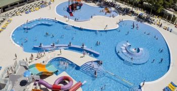 Electrolyse au sel &agrave; l'Aquapark du camping Las Dunas - Costa brava