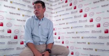 Eloi PLANES, Presidente Ejecutivo del Consejo de Administraci&oacute;n del Grupo Fluidra, en el Pool Studio Eurospapoolnews 2018