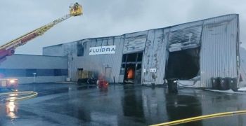 Les locaux de Fluidra France ravag&eacute;s par un incendie &agrave; Angers