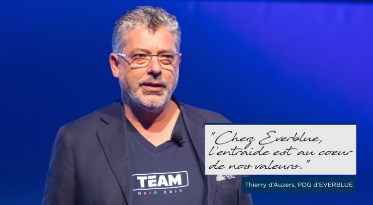 Thierry d'Auzers Pr&eacute;sident d'Everblue