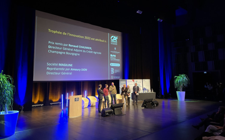 Troph&eacute;e de l'innovation 2022 Magiline 