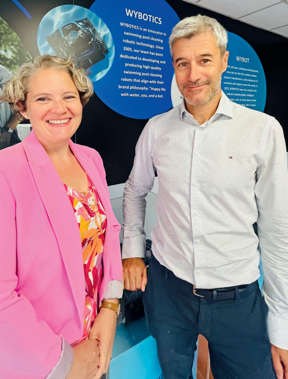 Anaïs Pasco et Vincent Quéré Wybotics Europe