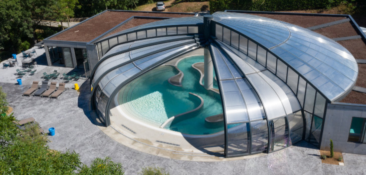 Rotonde Vegametal&trade; By Fluidra au Domaine Les Ranchisses, camping 5 &eacute;toiles