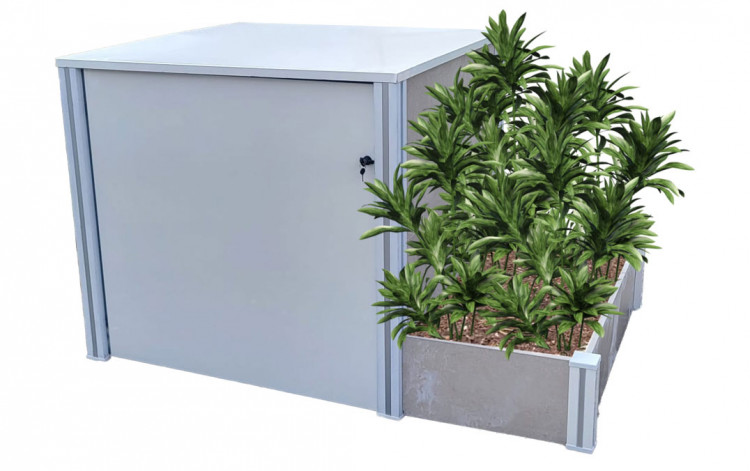Local Technique et sa jardini&egrave;re