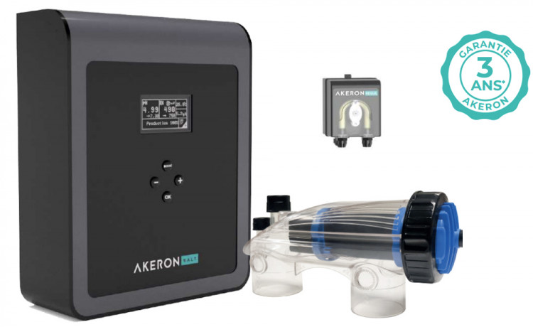 La gamme d'&eacute;lectrolyseurs AKERON SALT RX CONNECT est garantie de 3 ans
