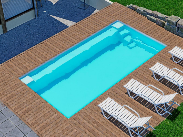 Piscine coque Ang&eacute;lite photo 3D Alliance Piscines