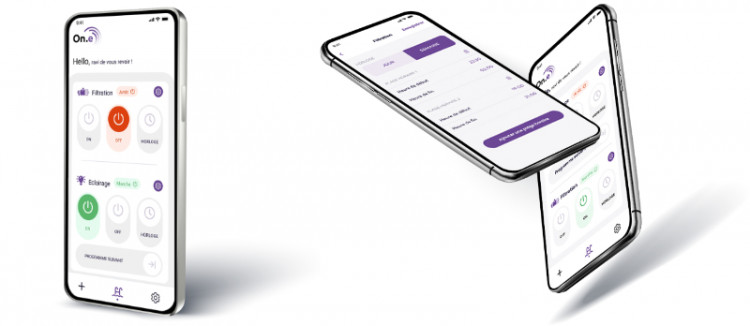 Le module On.e est pilotable via son application d&eacute;di&eacute;e &agrave; partir d'un Smartphone