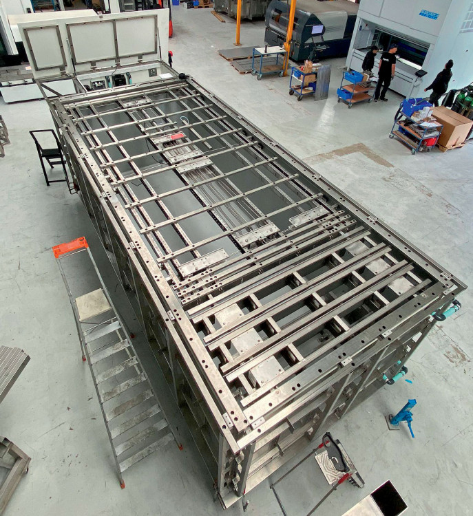 La Misspool&reg; , construite en inox, en usine