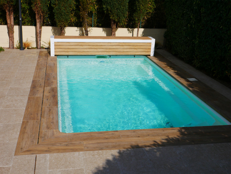 Le BANC By AstralPool couverture hors sol piscine 