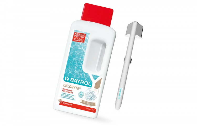 Chloryte avec sa cuill&egrave;re de dosage Bayrol