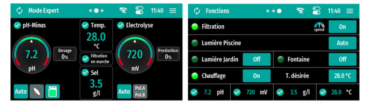 Le Smart&Easy Control Module gestion des &eacute;quipements de la piscine &agrave; distance