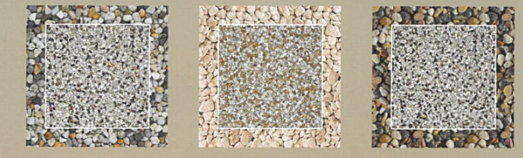 coloris de rev&ecirc;tement quartz m&eacute;lang&eacute; mini piscine Iconia Biodesign Pools