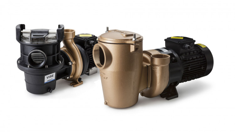 Pool Bronze Filter Pumps from Pahl&eacute;n prefilter recirculation of water vise series ie3 motors