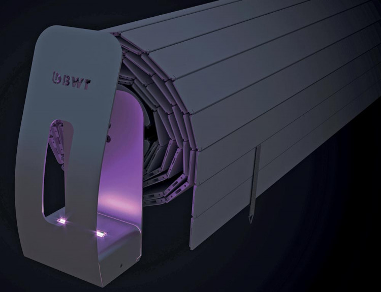Pied de la couverture Pearl Protect avec leds
