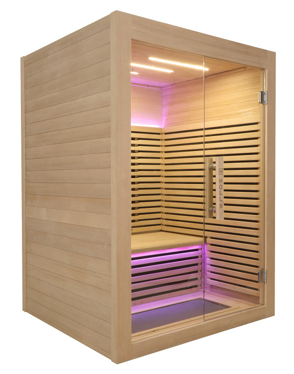 Cabine sauna infrarouge Canop&eacute;e de Holl's chez Poolstar pour 2 personnes