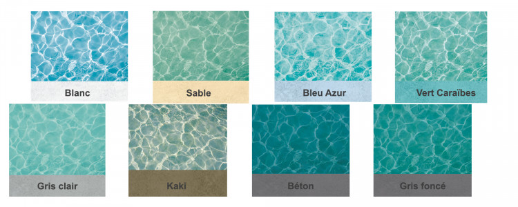 8 nouveaux coloris NGS Unicolor delifol membranes arm&eacute;es piscine