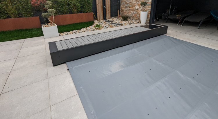 Couverture automatique souple piscine Box Or&eacute; Nextpool