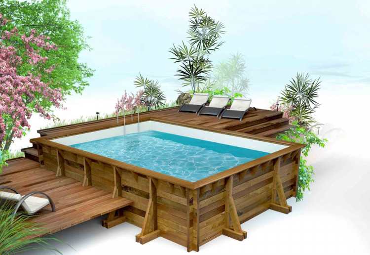 Piscine bois D&eacute;tente Piscines