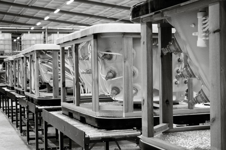 Site de fabrication des spas Atelier Nordic