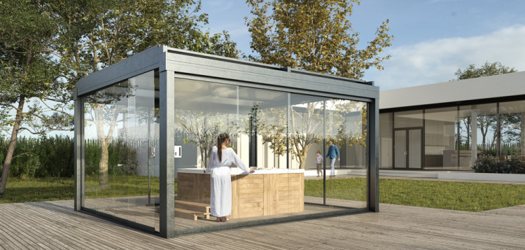 Abri pour spa H&eacute;lios
