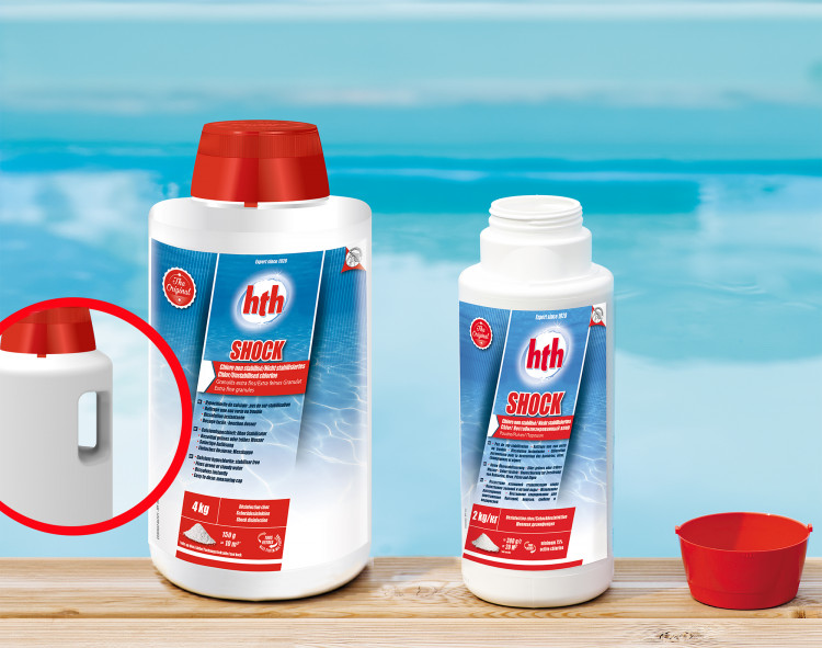hth&reg; SHOCK hypochlorite de calcium piscine