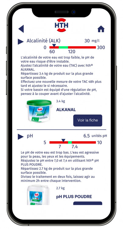 HTH Test'O Pro diagnostic de l'eau