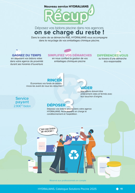 Catalogue Hydralians Service Chimie R&eacute;cup