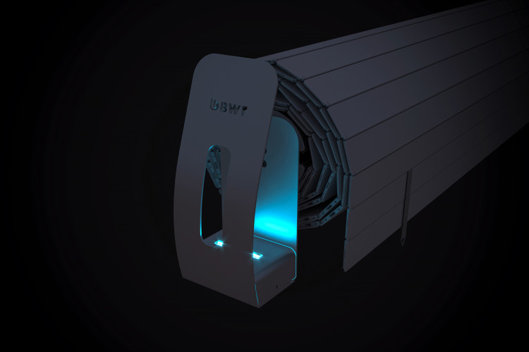 R&eacute;tro-&eacute;clairage Leds bleues couverture piscine Pearl Protect BWT Procopi