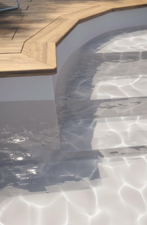 Membrane arm&eacute;e piscine Surface V2F gris BWT
