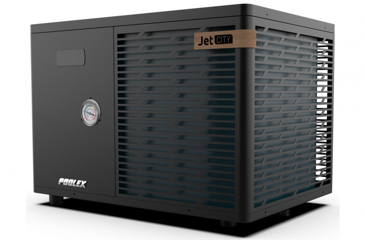 Jet City 4 kW de Poolex, la pompe &agrave; chaleur compacte et performante d&eacute;di&eacute;e aux mini-piscines
