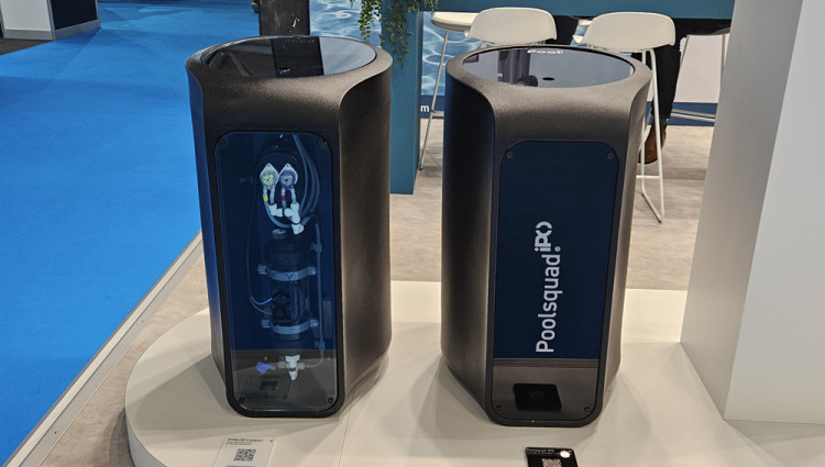 Poolsquad&reg; iPO sur le stand de Pool Technologie &agrave; Piscina & Wellness Barcelona 2023