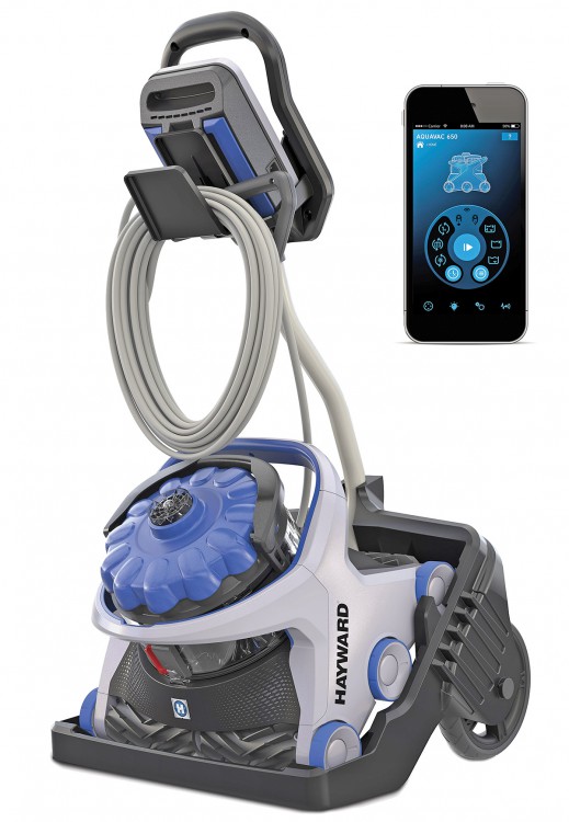 Robot de piscine connect&eacute; AquaVac 650 d'Hayward