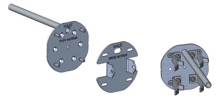 Nouvelles pi&egrave;ces &agrave; sceller/visser du moteur Pool Diving APF