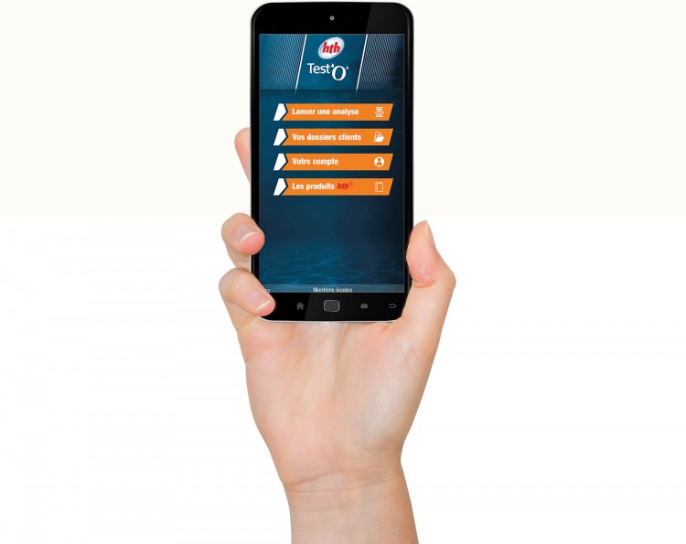 traitement eau piscine : Application &agrave; t&eacute;l&eacute;charger hth&reg; Test'O(TM) Pro