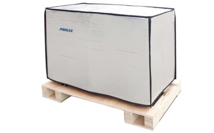 pompe &agrave; chaleur piscine Silent Jet Fi et sa couverture-isotherme