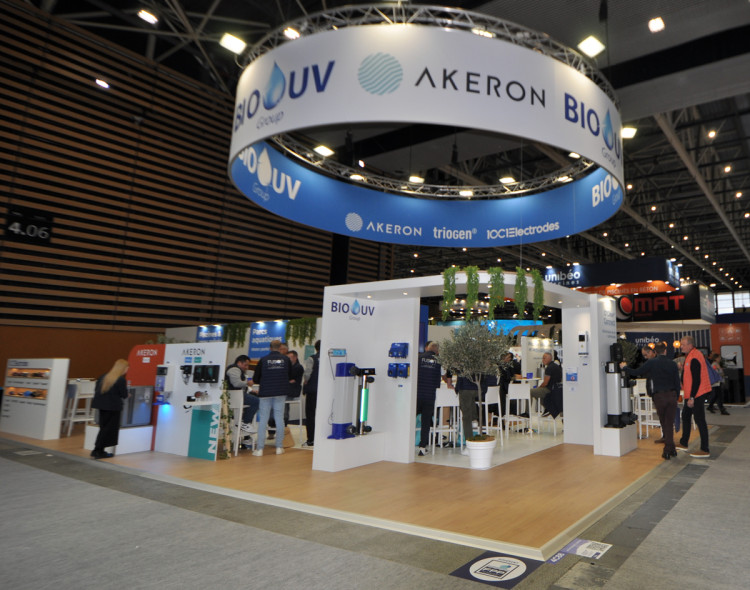Stand de BIO-UV Group &agrave; Piscine Global 2024
