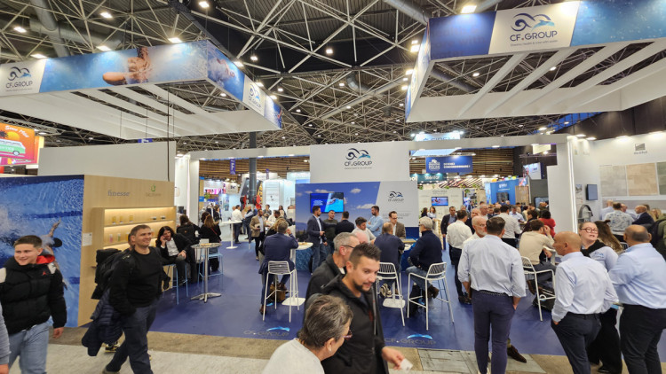Stand de CF group &agrave; Piscine Global 2024